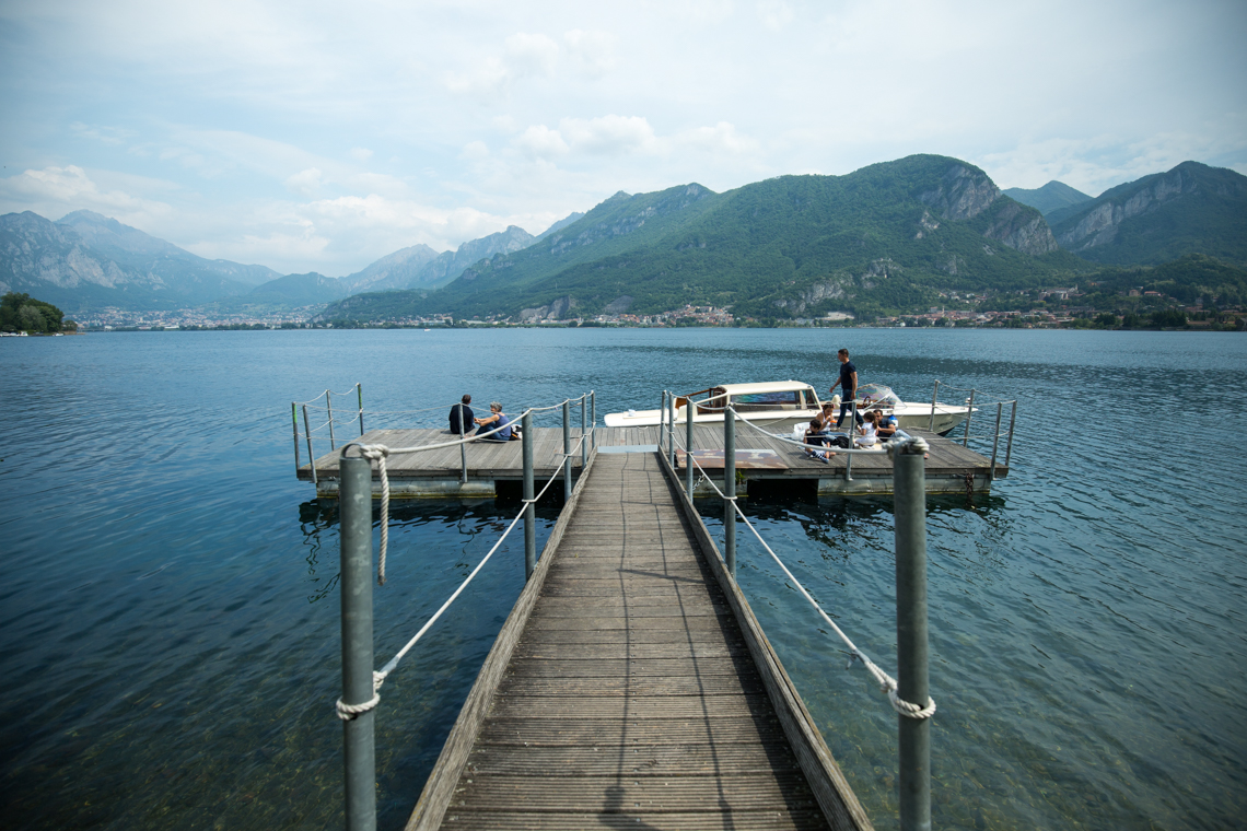 Pier on Lake Como