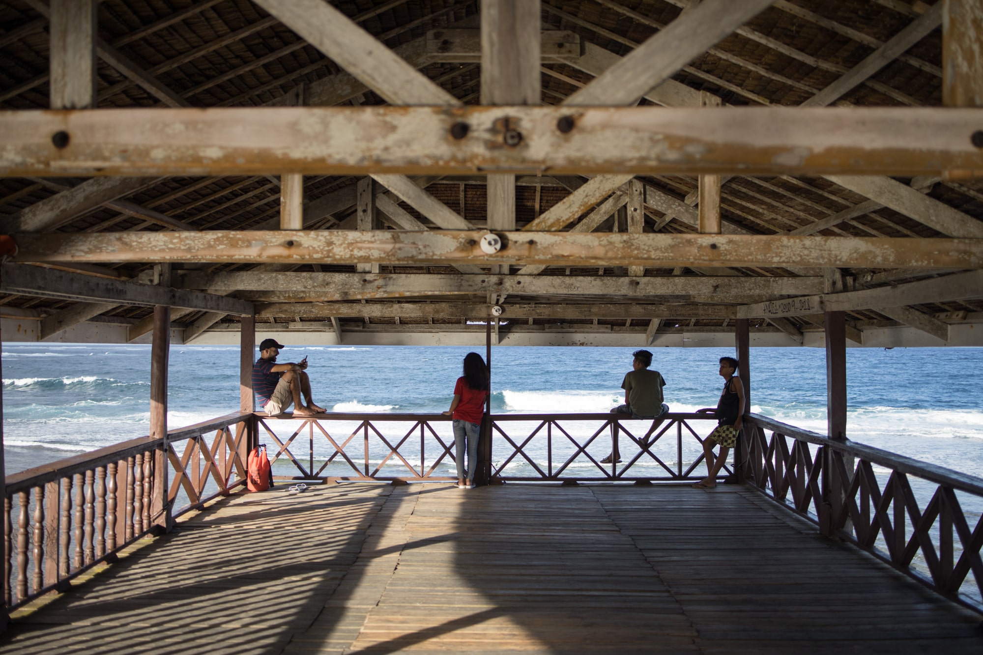 Cloud 9 Pier on Siargao Island in the Philippines