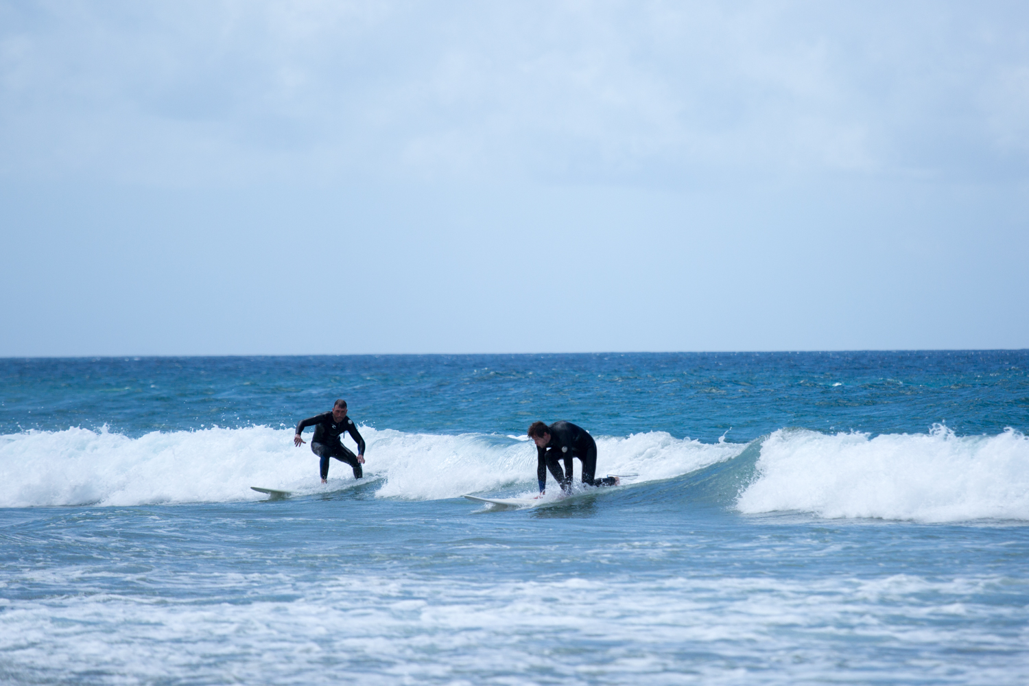 learning how to surf