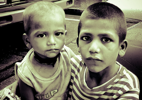 Street Kids Begging