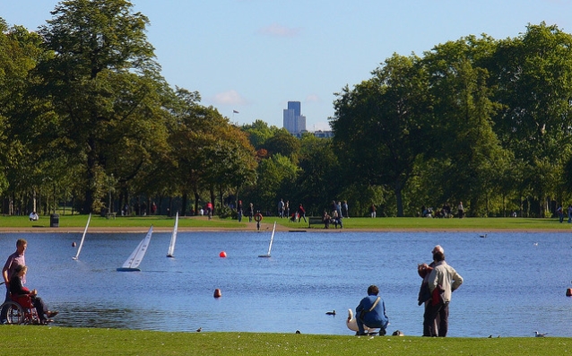 The Round Pond, Hyde Park, London
