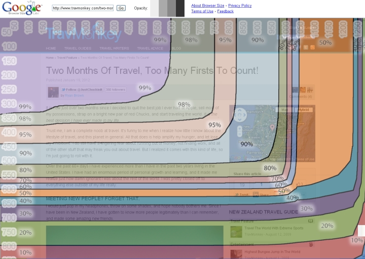 Google's browser size tool