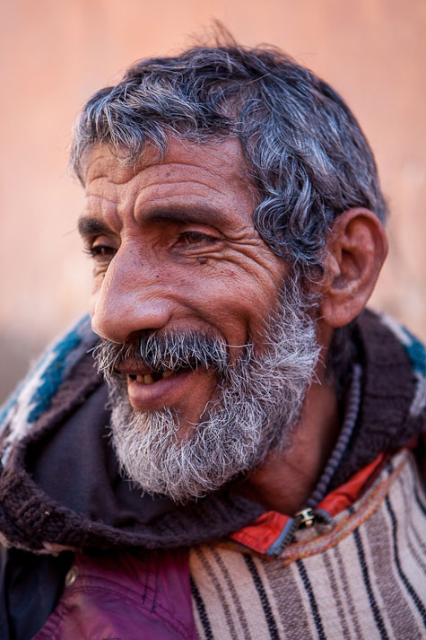 man with beard marrakech