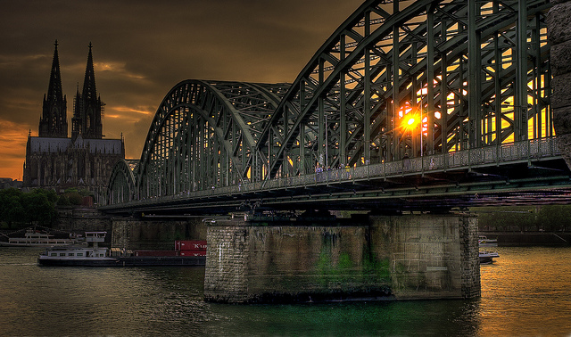 Hohenzollern Railway Bridge, Cologne