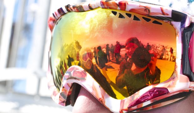 snowboarding goggles