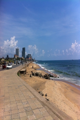 Walk along the beach, Sri Lanka
