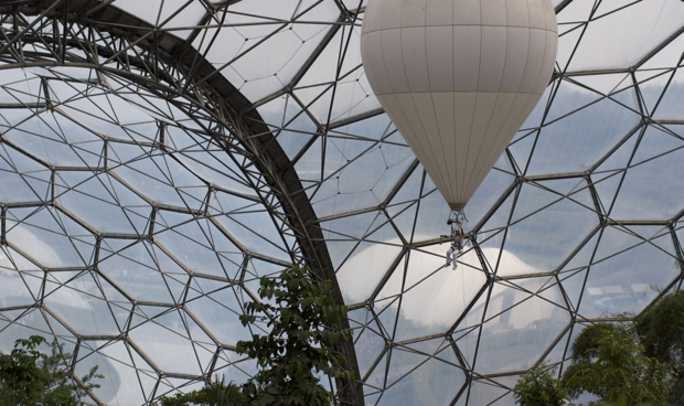 Ben Fogle in an Air Balloon, Eden Project
