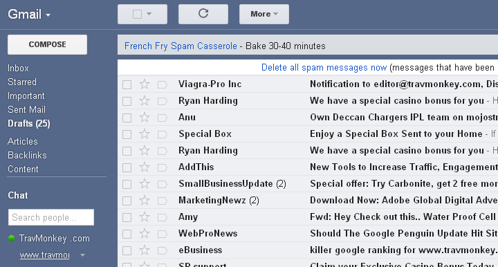 inbox spam