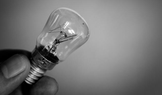 Innovate and ideas, light bulb