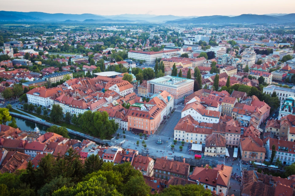 Slovenia view of the city