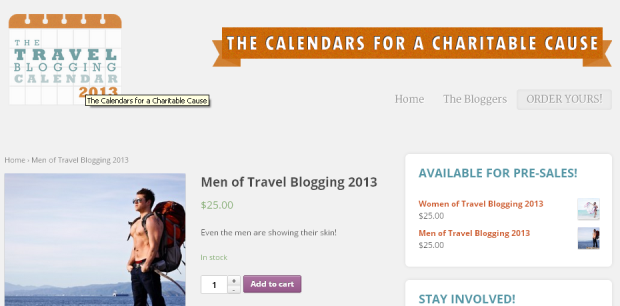 The Travel Blogger Calender