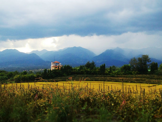 Pai Fields and Mountains