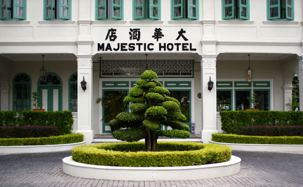 Majestic Hotel entrance