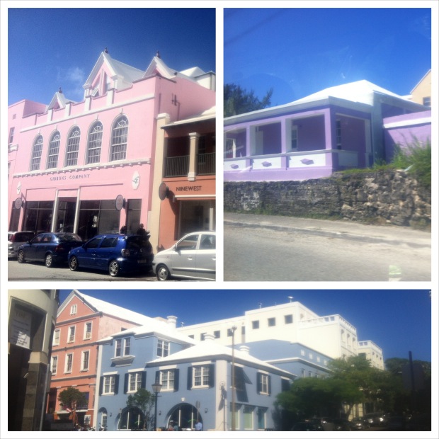 colourful buildings in bermuda