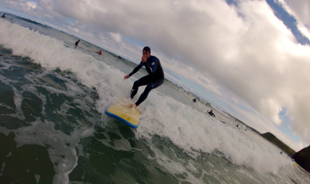 Surfing Falling Smiths Beach