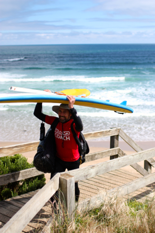 Smiths beach surfing instructor