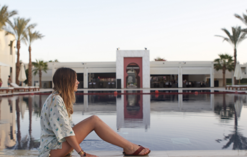 Ceara by the pool