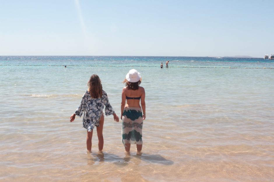 Ceara & Frank in the sea