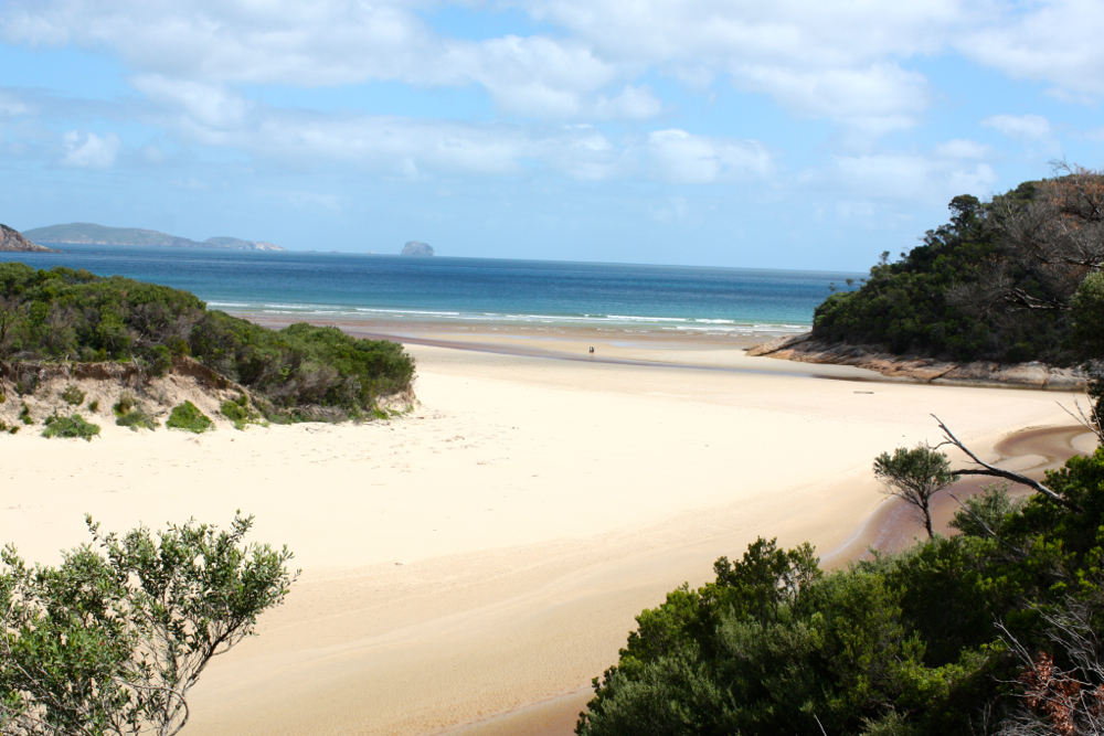 View of the sea from Wilsons Prom