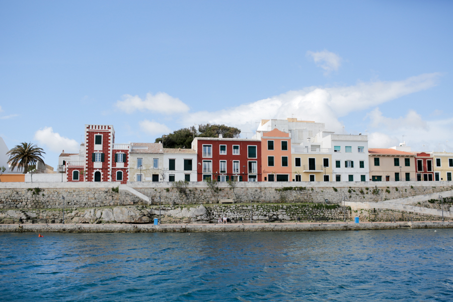 Coastline Mahon Port, Menorca