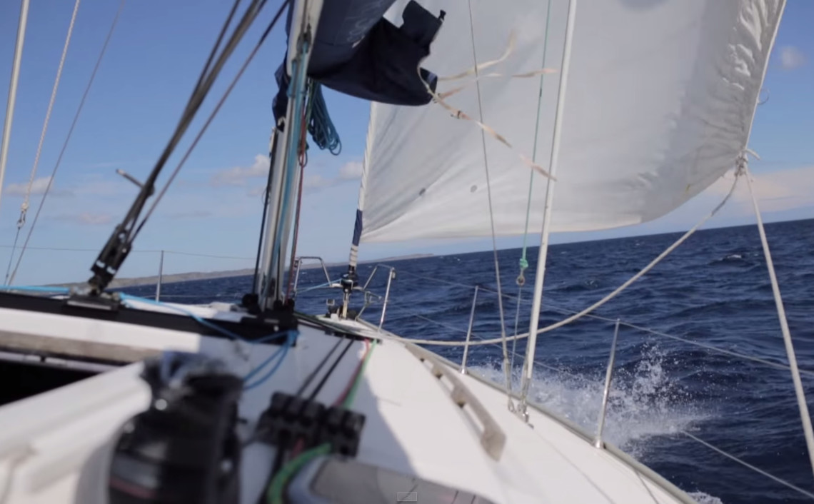 Sailing the waves, Menorca