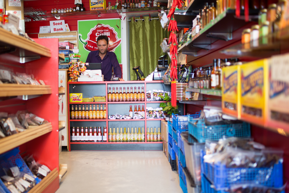 Inside The Brighton Chilli Shop