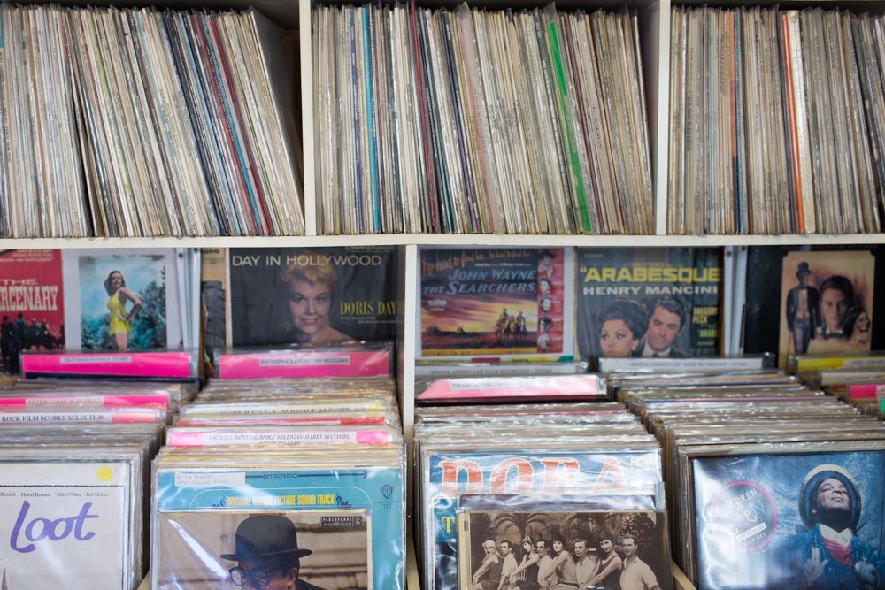 LP's at The Record Album, Brighton