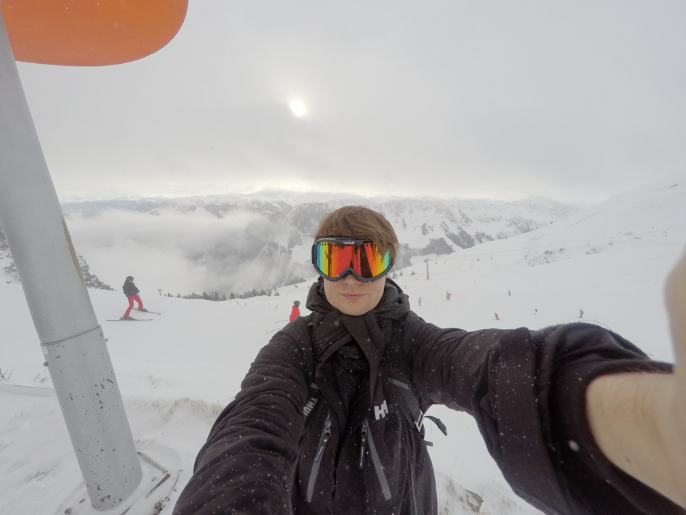 On the slopes in Austria