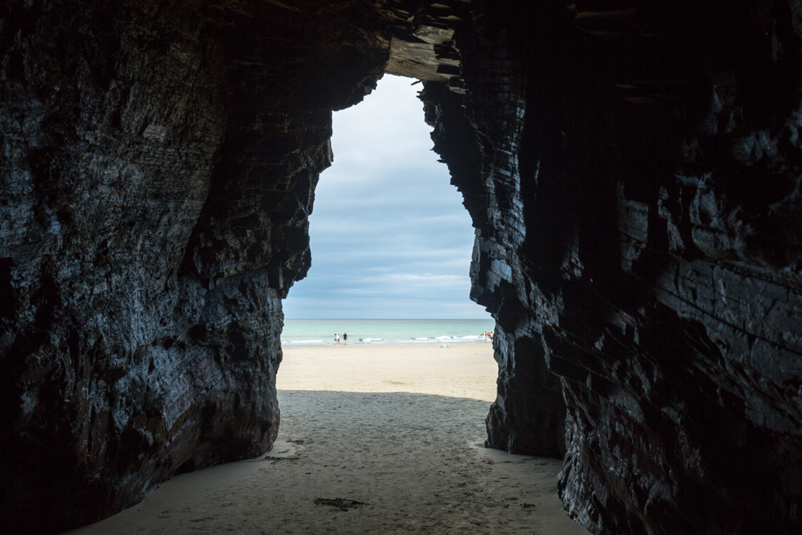 Cave on Praia das Catedrais