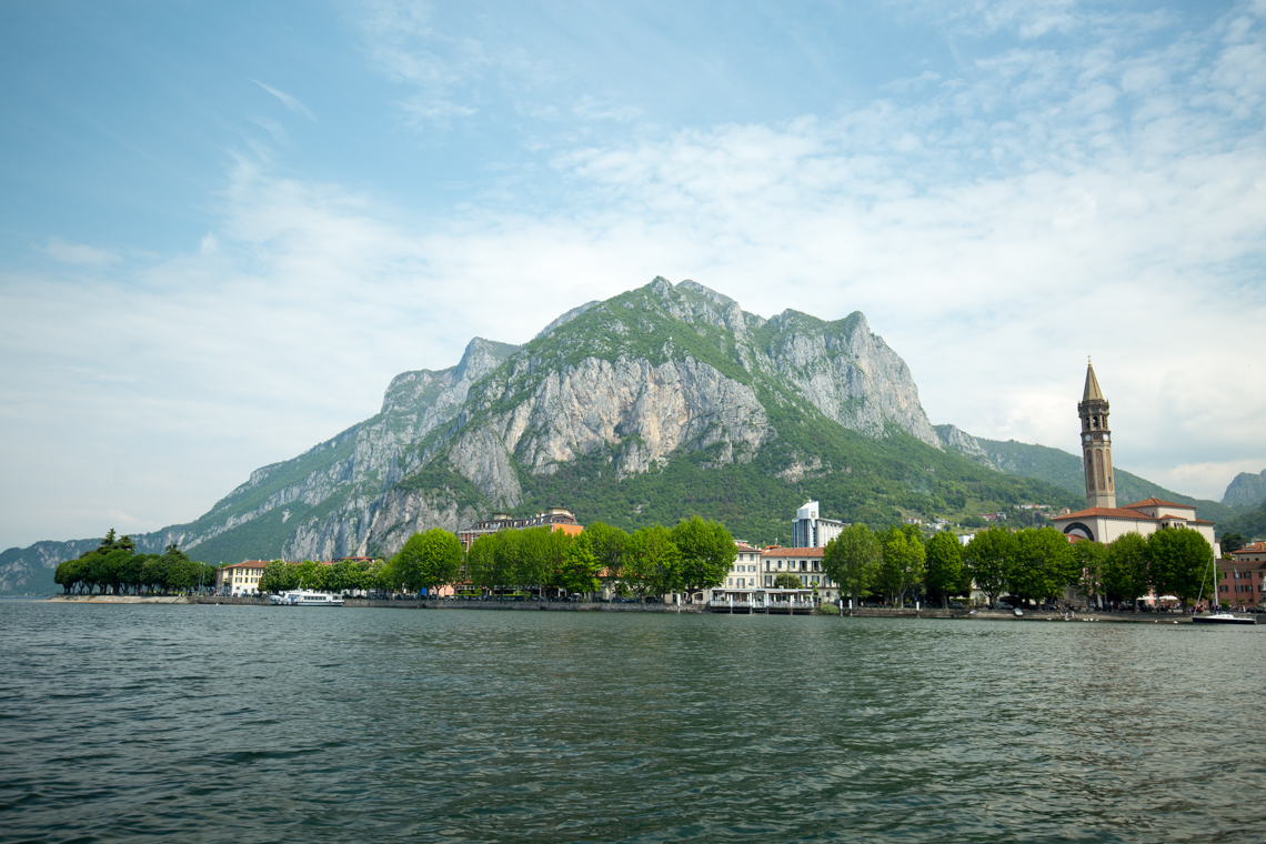 View Lecco from Lake Como