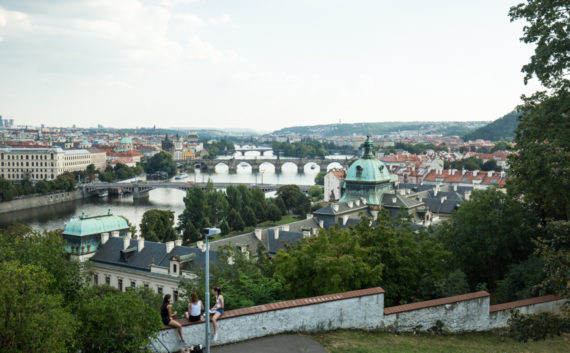 View over the river Vltava, Prague