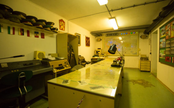 Map room Hotel Jalta Nuclear Bunker