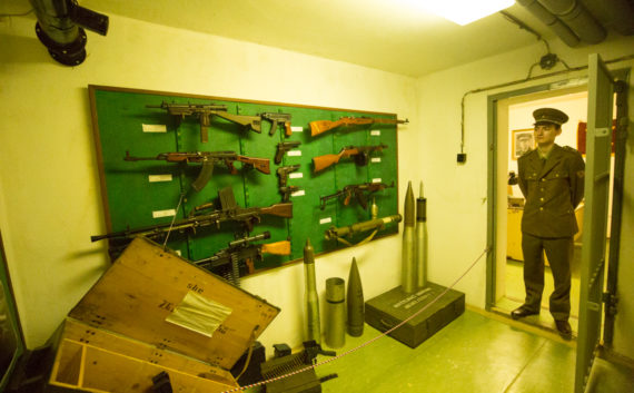 Armoury room, bunker Hotel Jalta, Prague