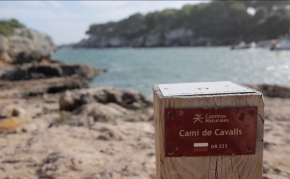 Cami de Cavalls trail along the coast Menorca