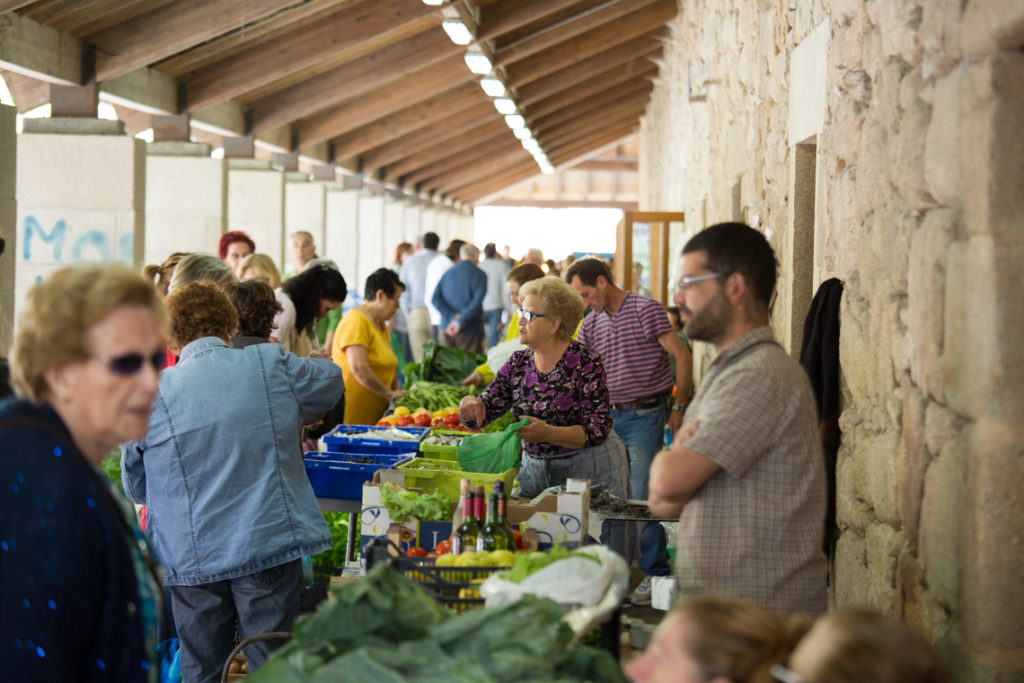 Market in Pontedeume