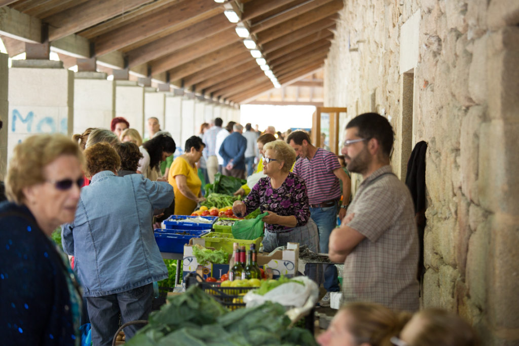 Market in Pontedeume